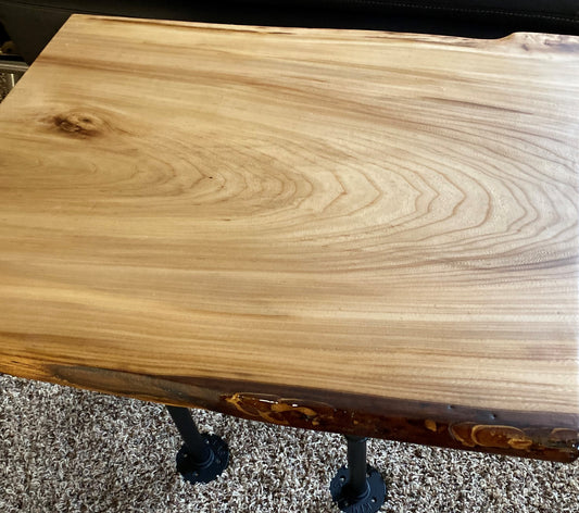 Handmade Live Edge End Table - Accent Table - Bedside Table - Side Table