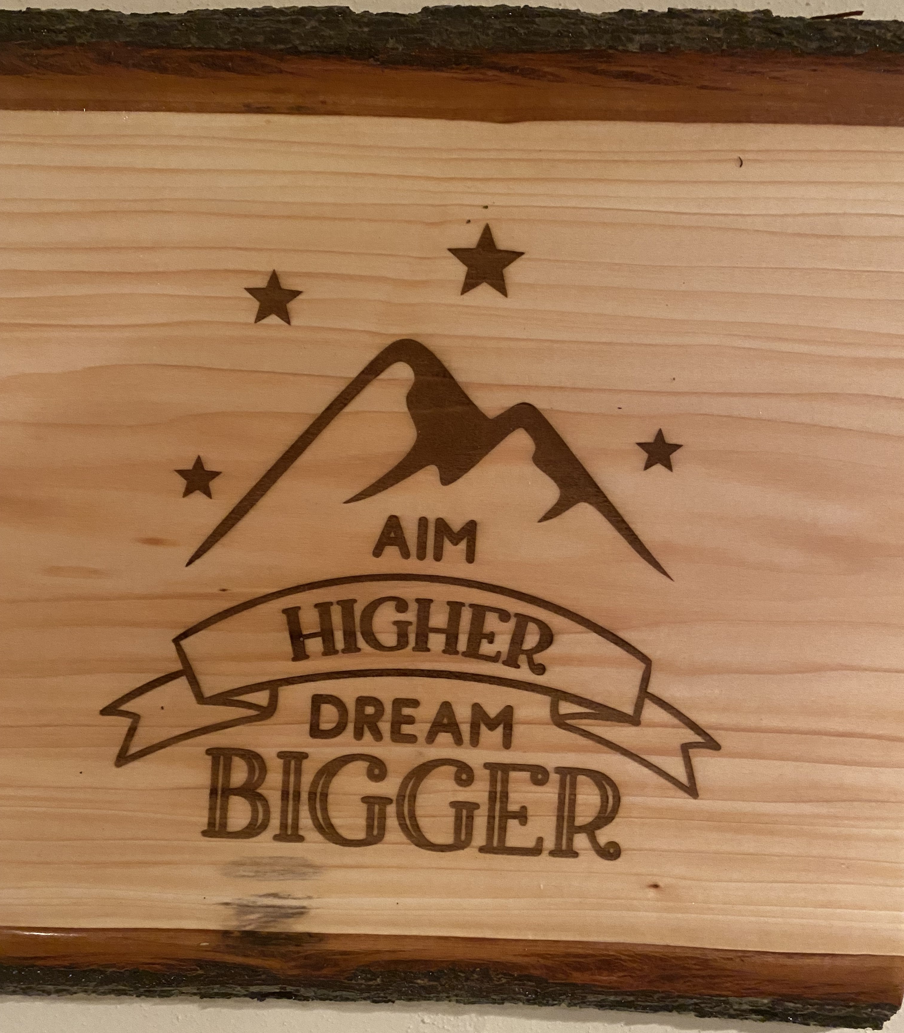 Engraved Funny Signs | Mother's Signs | Shark Coochie Board | I Only Smoke the Good Stuff | Live Edge Signs | Wisconsin Live Edge Signs