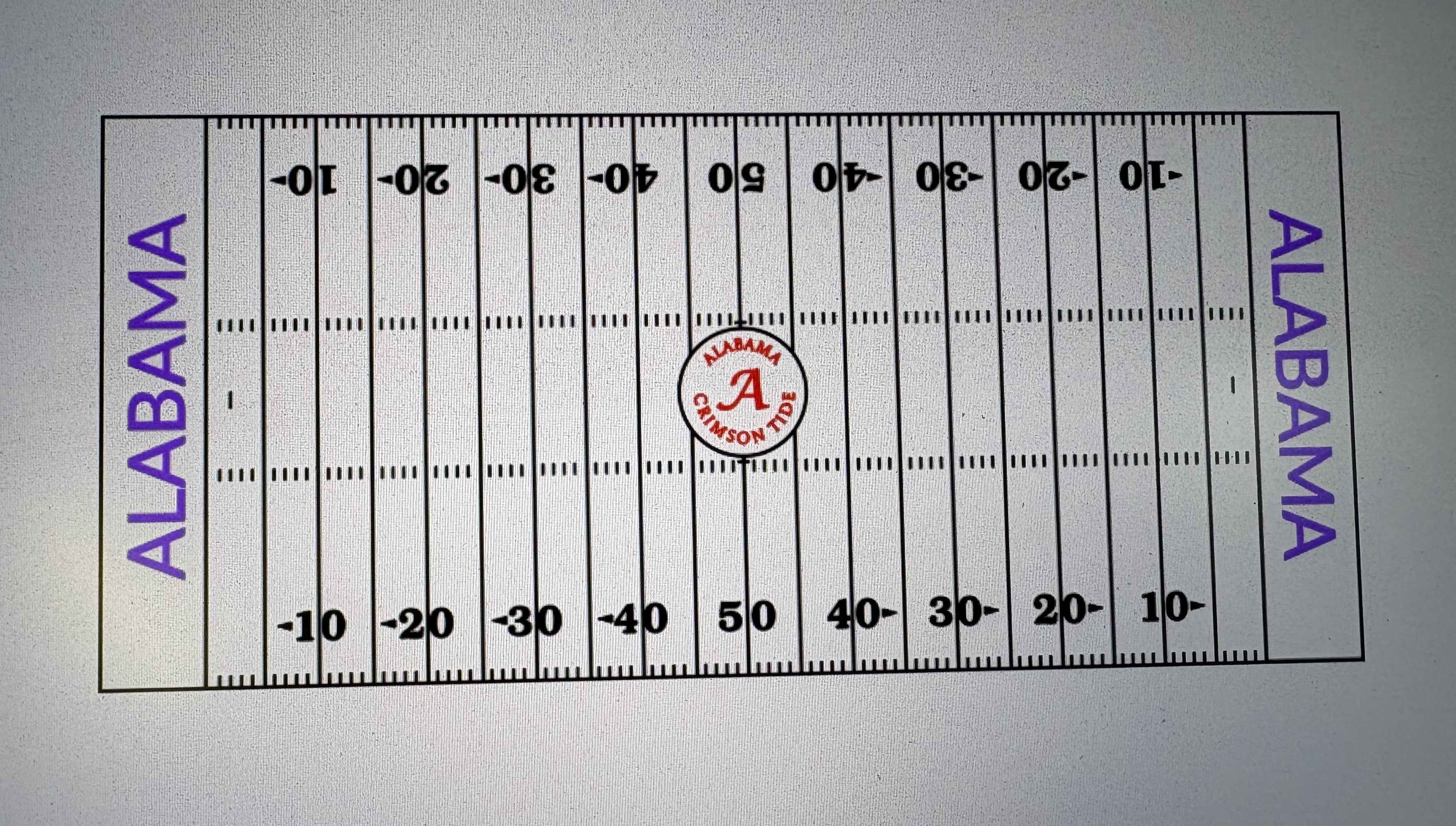 Wisconsin Football Field Charcuterie Tray | Wisconsin Football Field Serving Tray