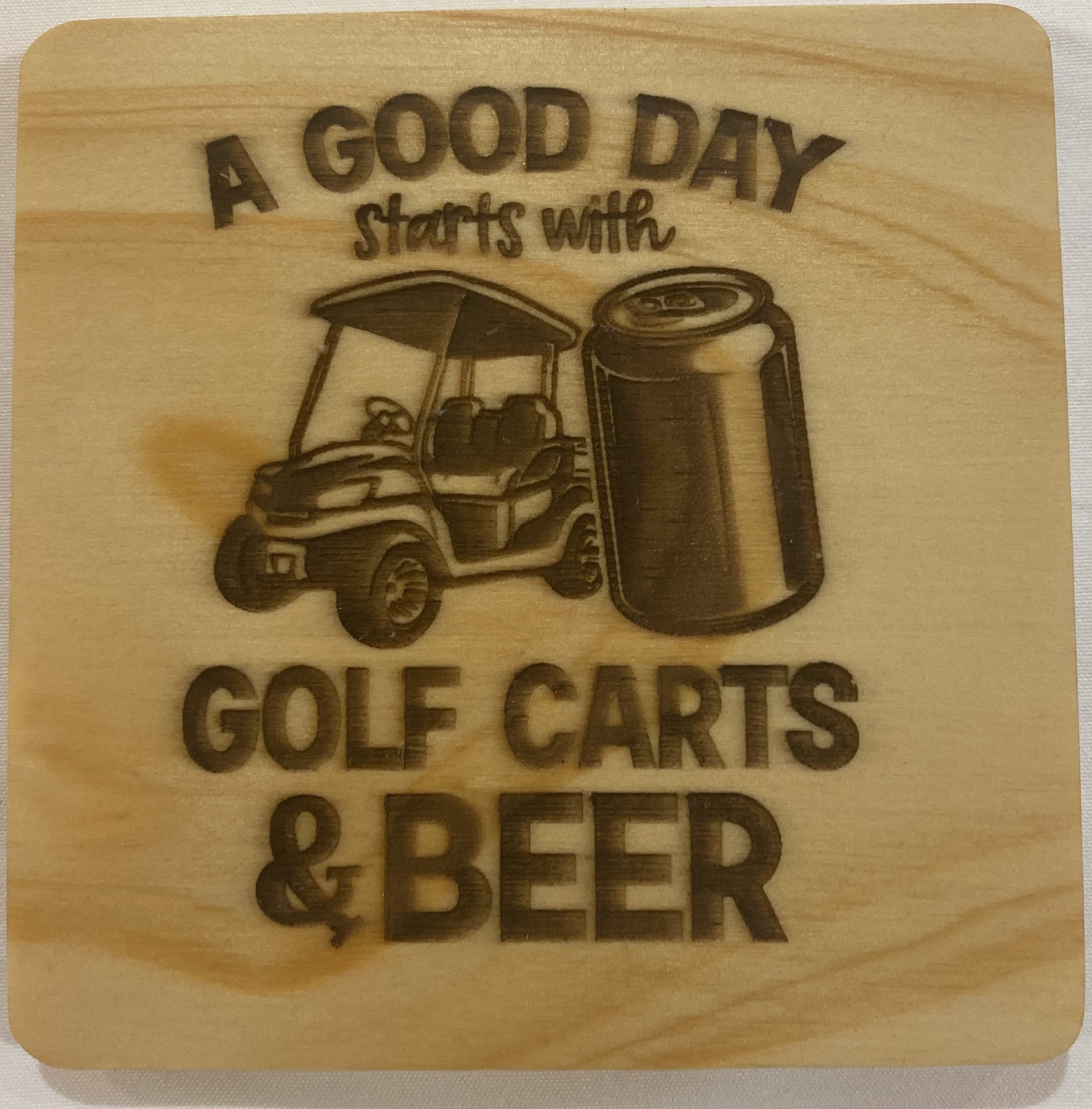 Wood Coasters | Bar Coasters | Golf Coasters | Funny Golf Coasters