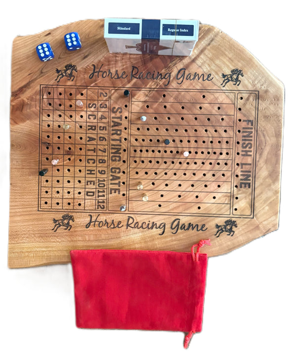 Live Edge Horse Racing Game | Engraved Horse Racing Game
