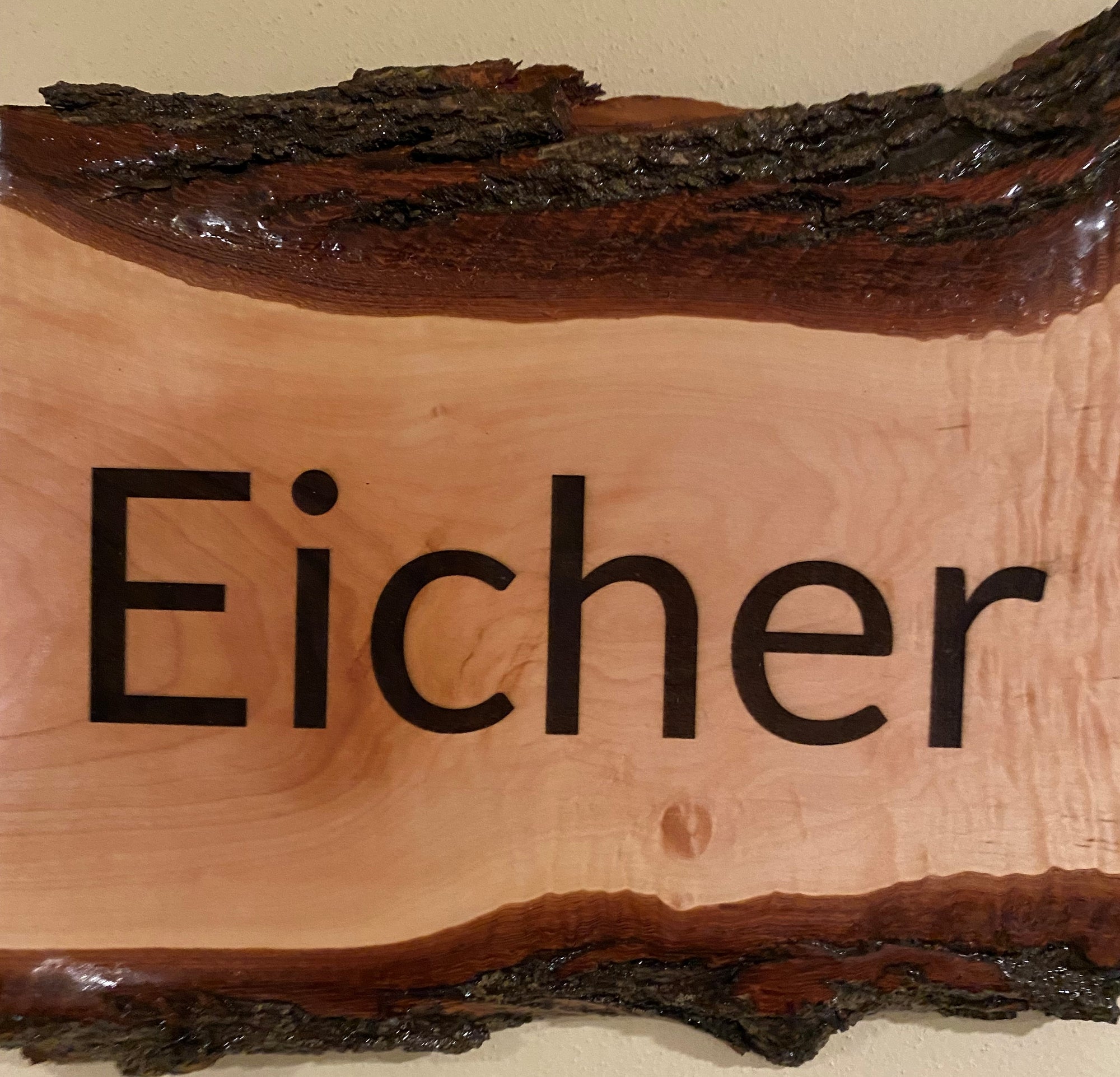 Edge Sign Designs Custom Name Panel | Live Edge Name Panel | Last Name Sign | Welcome To ...
