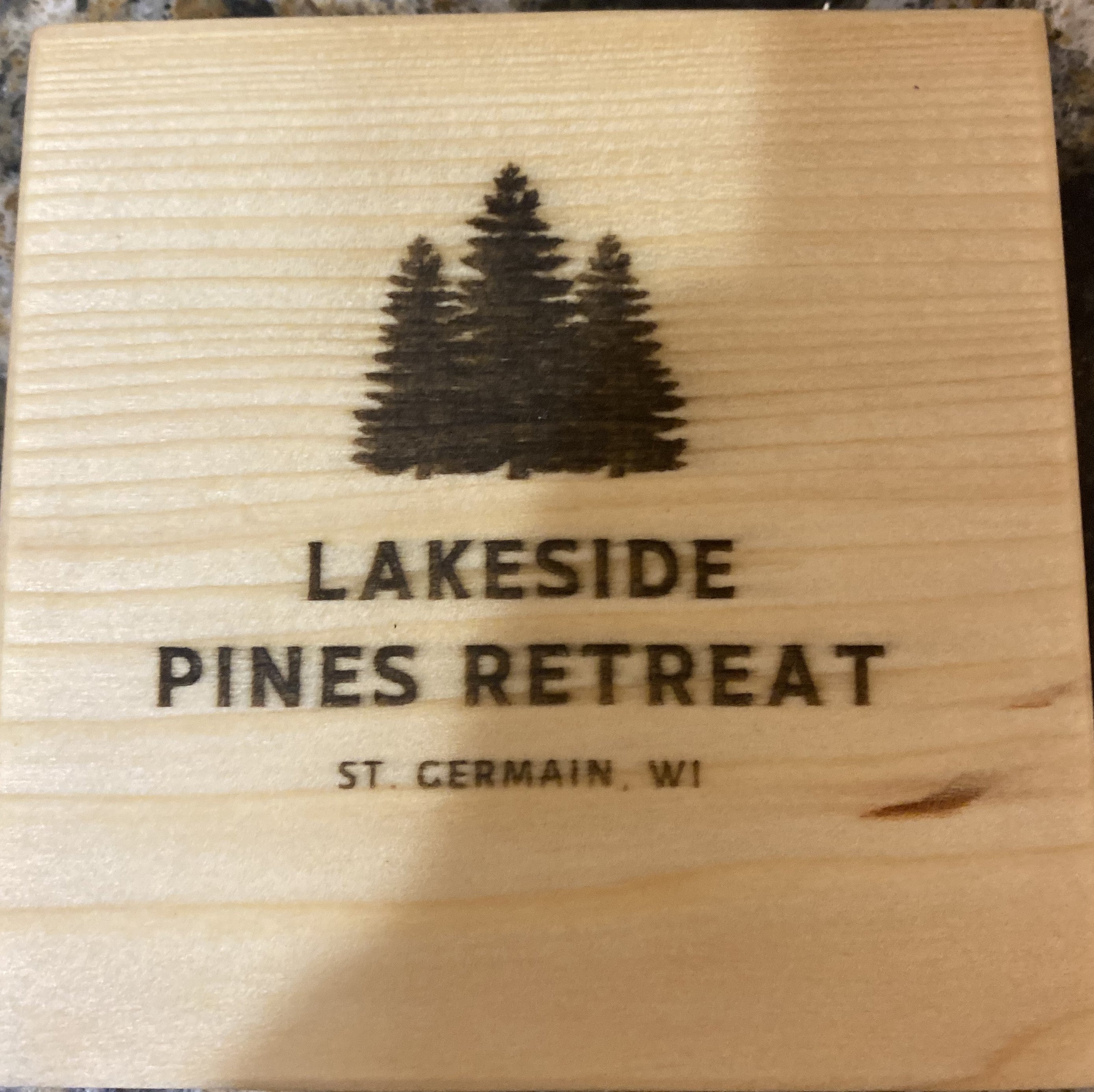 Custom 4" x 4" Wood Coasters - Use Your Design