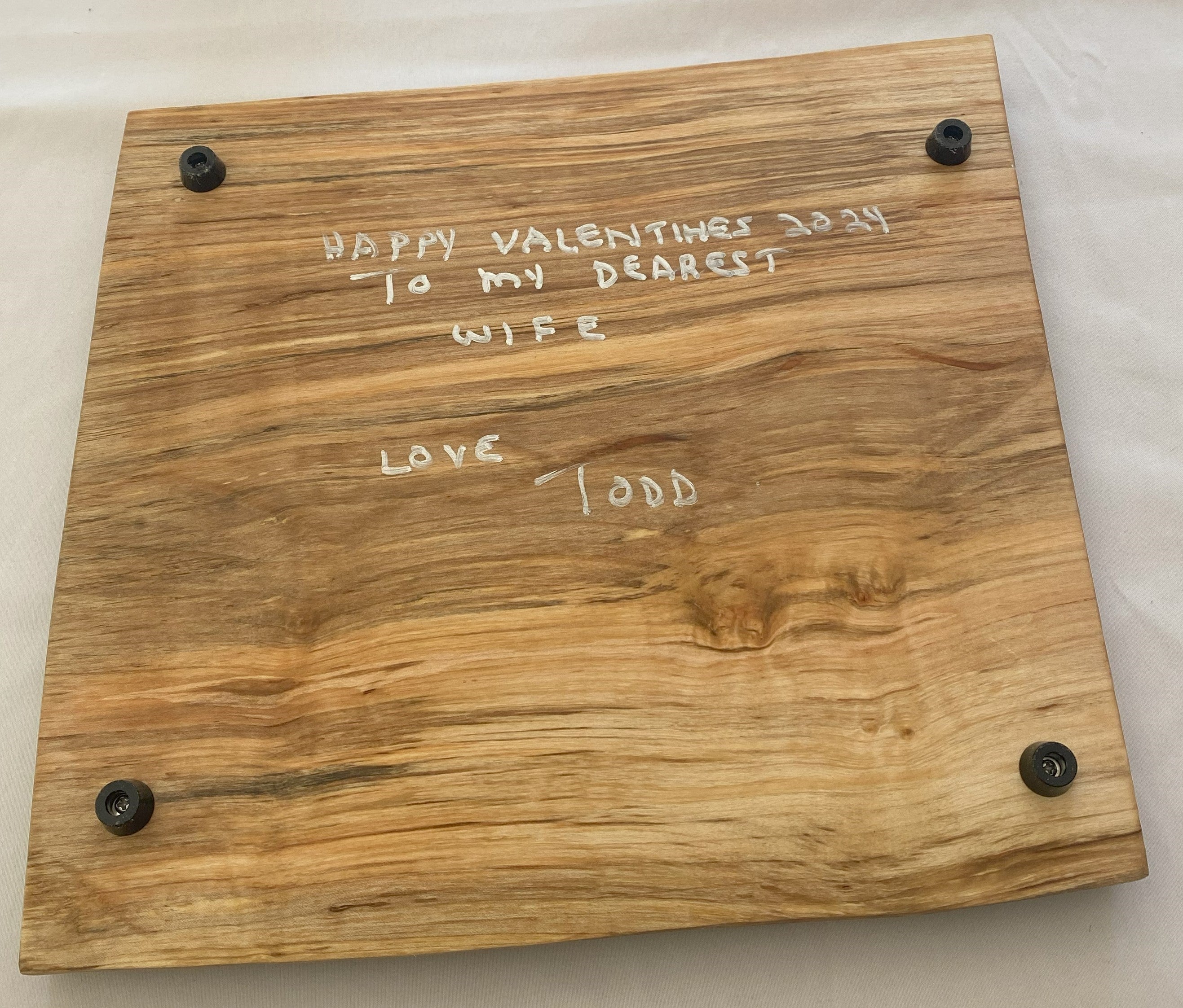 Love You Live Edge Cutting Board / Charcuterie Board