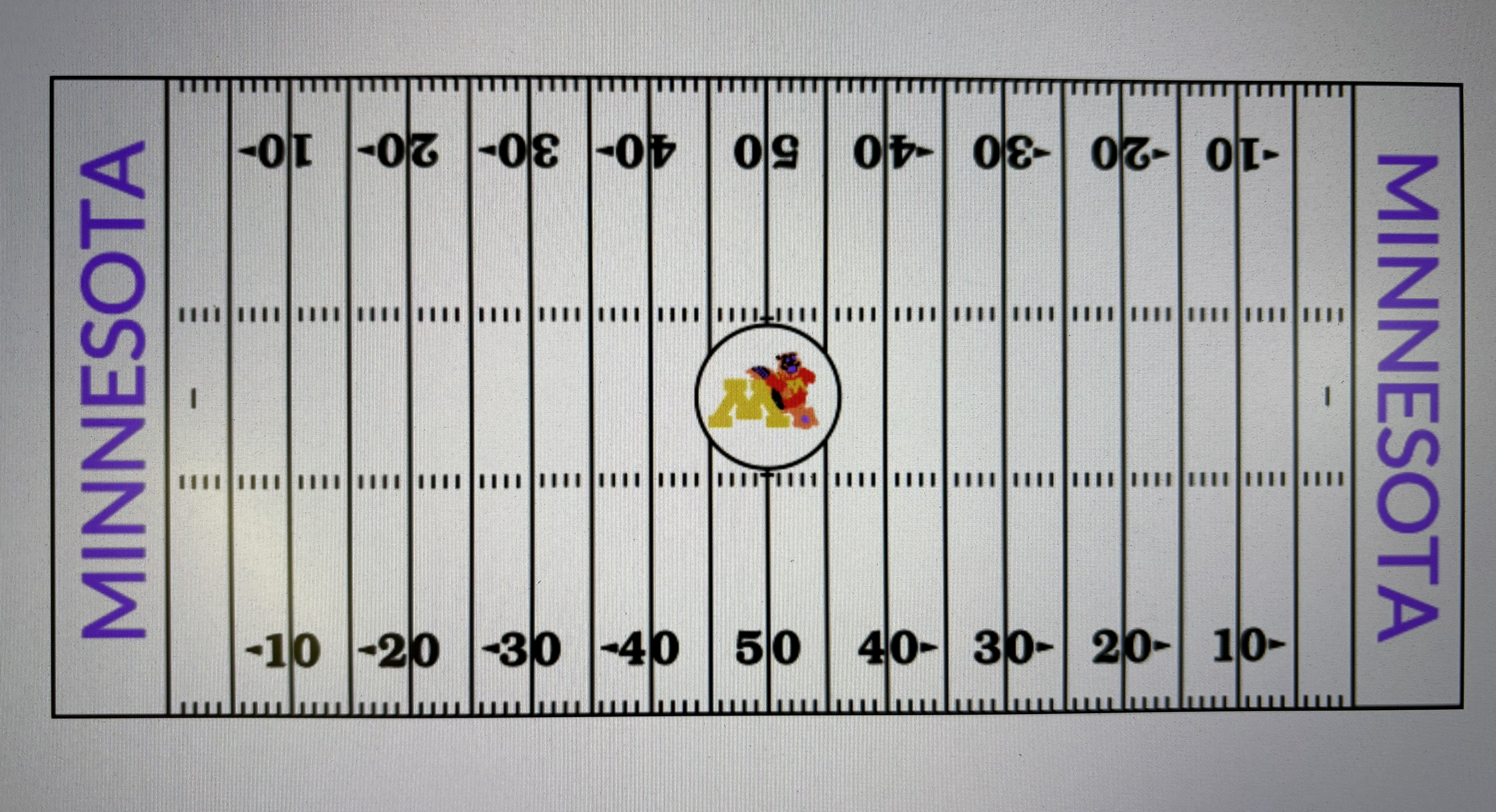 Wisconsin Football Field Charcuterie Tray | Wisconsin Football Field Serving Tray