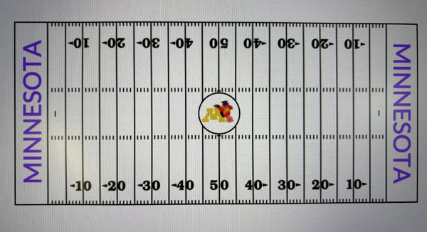 Wisconsin Football Field Charcuterie Tray | Wisconsin Football Field Serving Tray