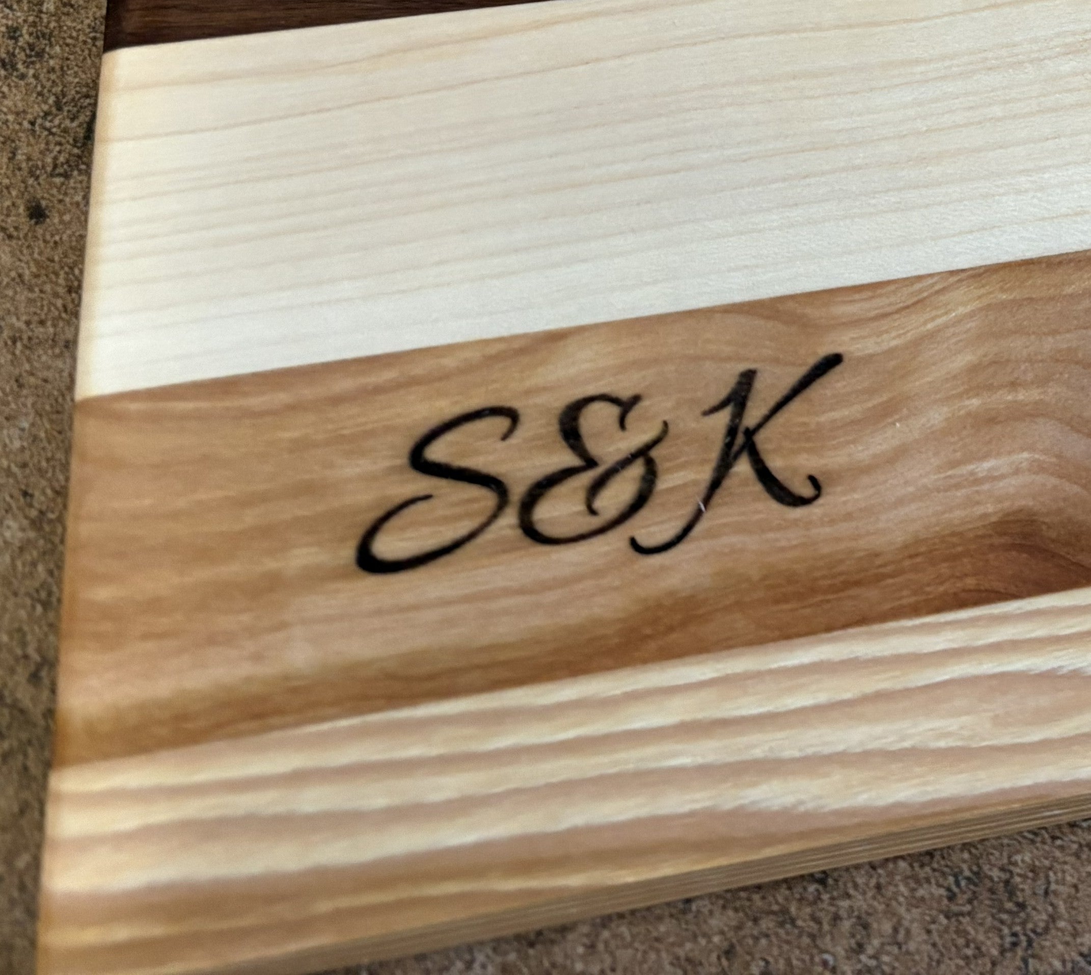 Cutting Board: Four Wood Charcuterie Board