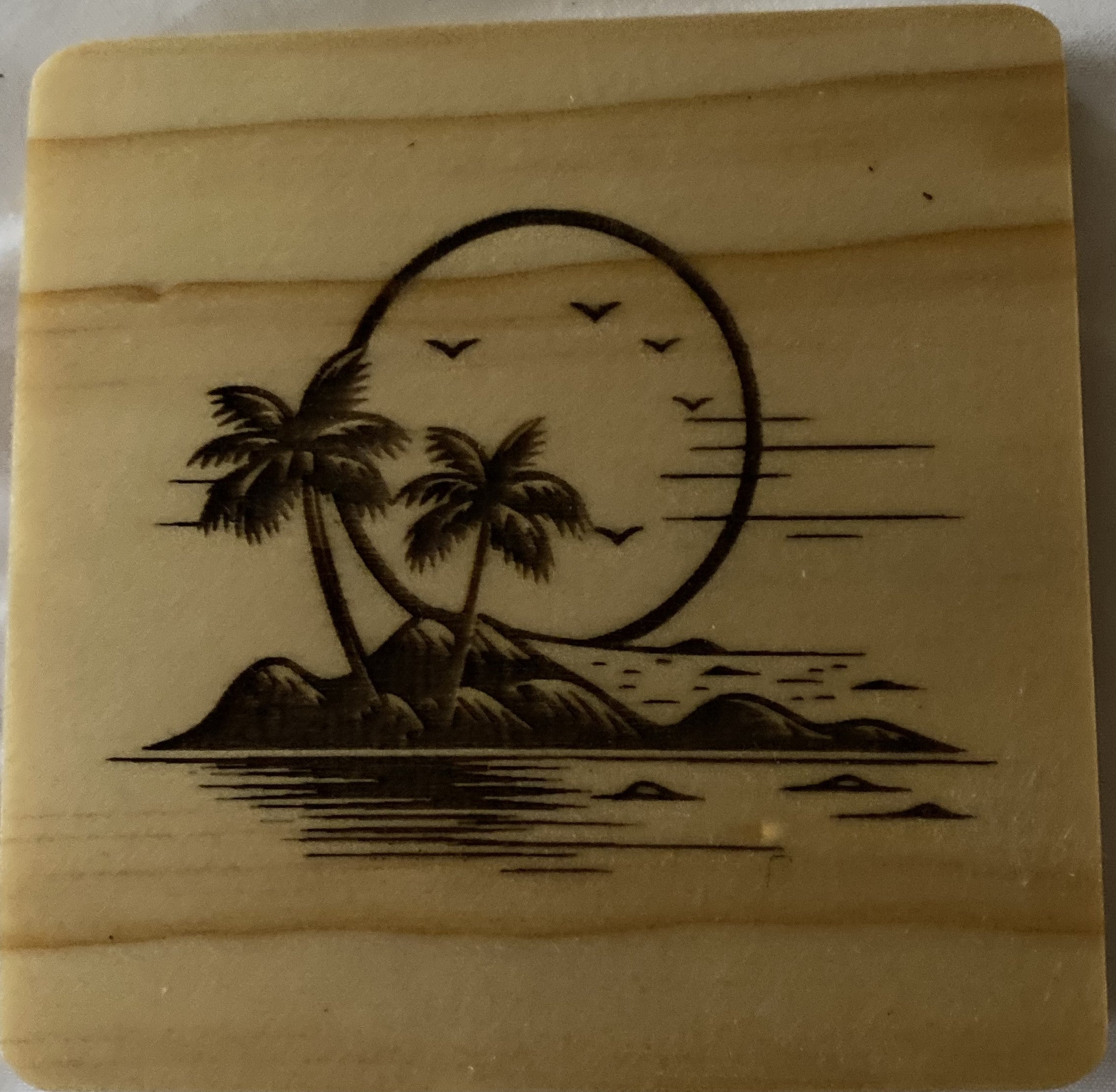 Wood Coasters | Bar Coasters | Home Decor Coasters | Tropical Island Coasters | Beach Coasters | Mermaid Coasters | Sailing and Boating Coasters