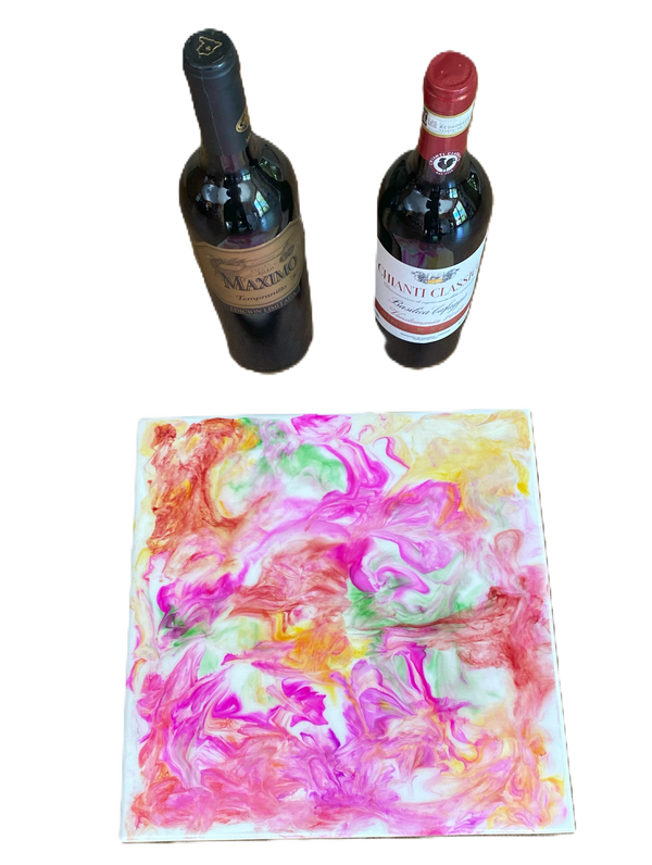 Charcuterie Board With Multiple Patterns