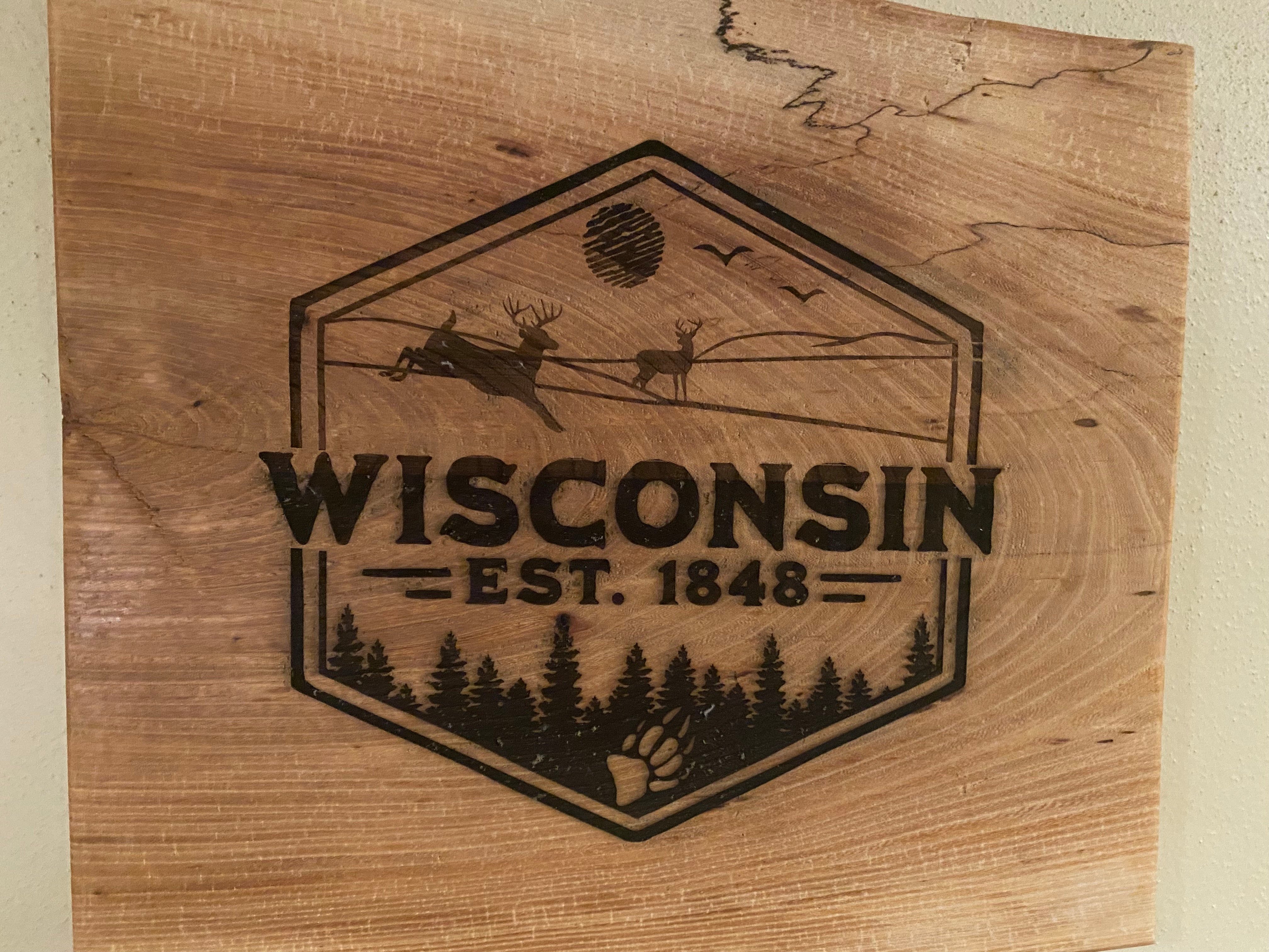 Engraved Funny Signs | Mother's Signs | Shark Coochie Board | I Only Smoke the Good Stuff | Live Edge Signs | Wisconsin Live Edge Signs